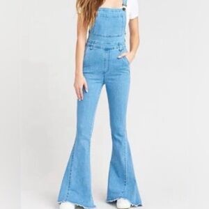 NWOT Show Me Your Mumu Berkeley Bells Overalls Small